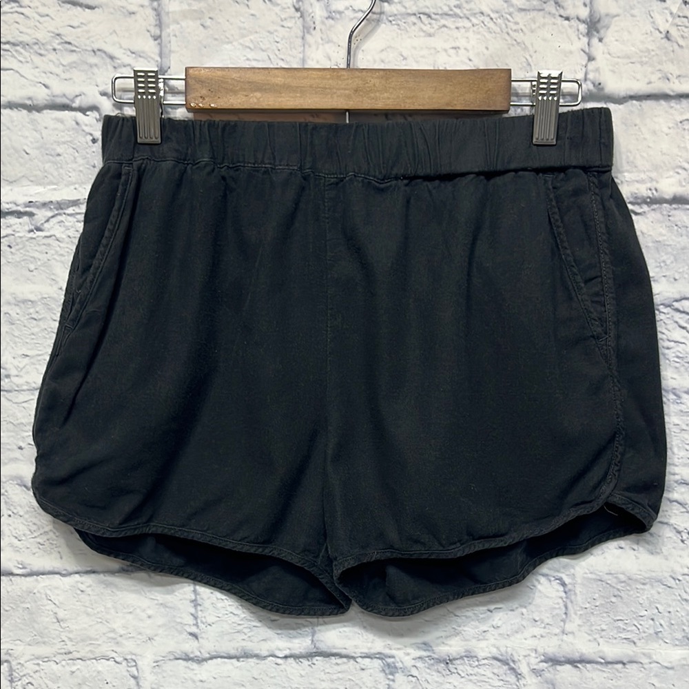 Madewell Black Athletic Shorts Lightweight Performance